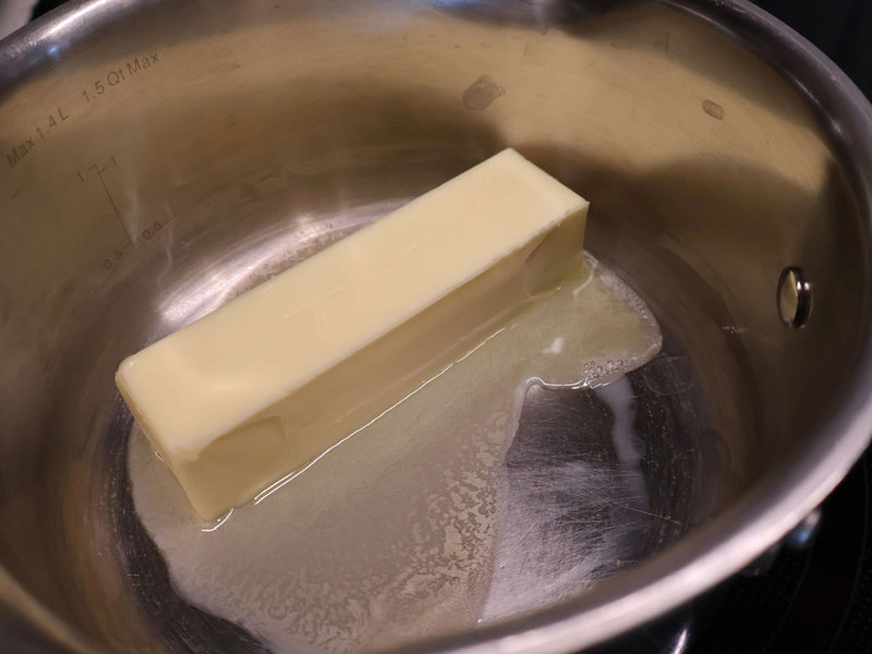 Preparing the ingredients for furikake animal crackers