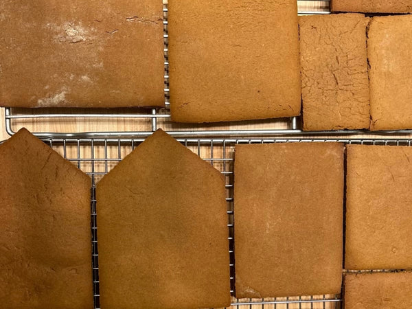 Baked house panels