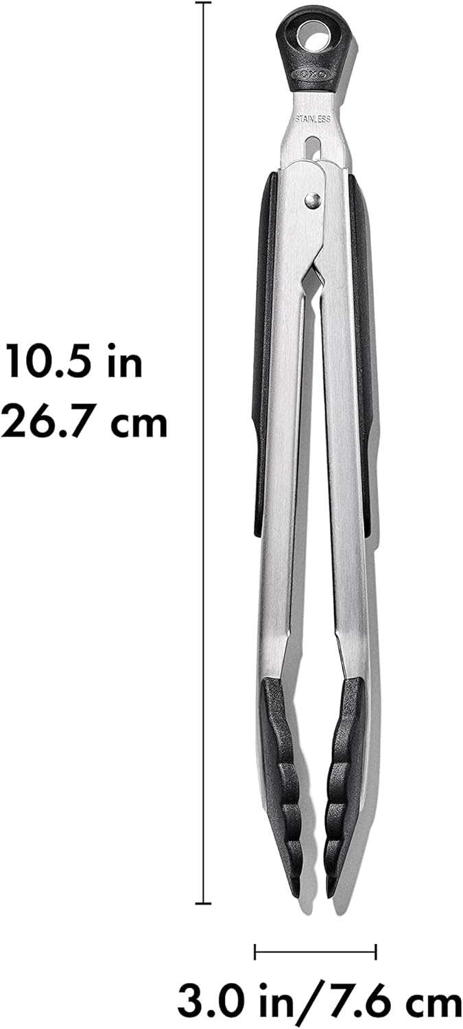 OXO Good Grips 12-Inch Tongs With Nylon Heads