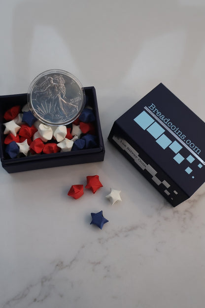 Silver & Stars Origami Star Box