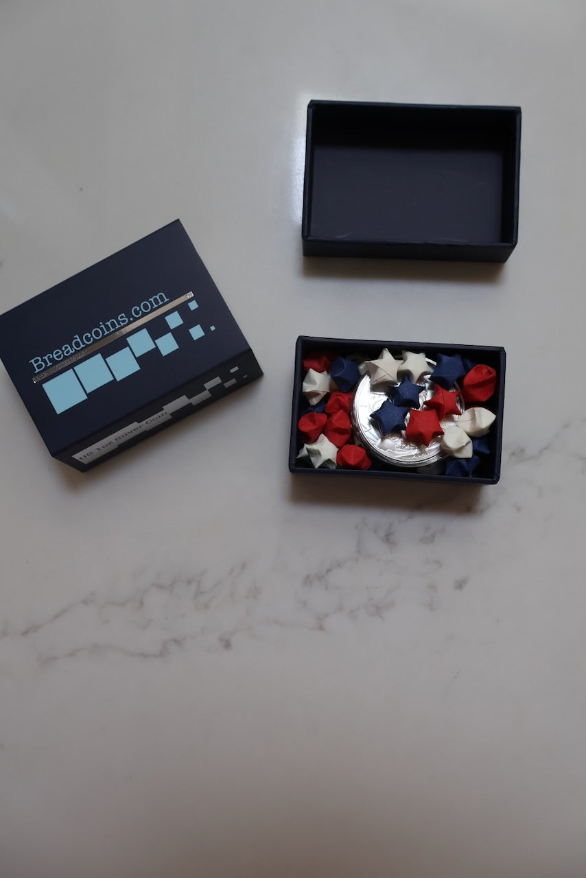 Silver & Stars Origami Star Box