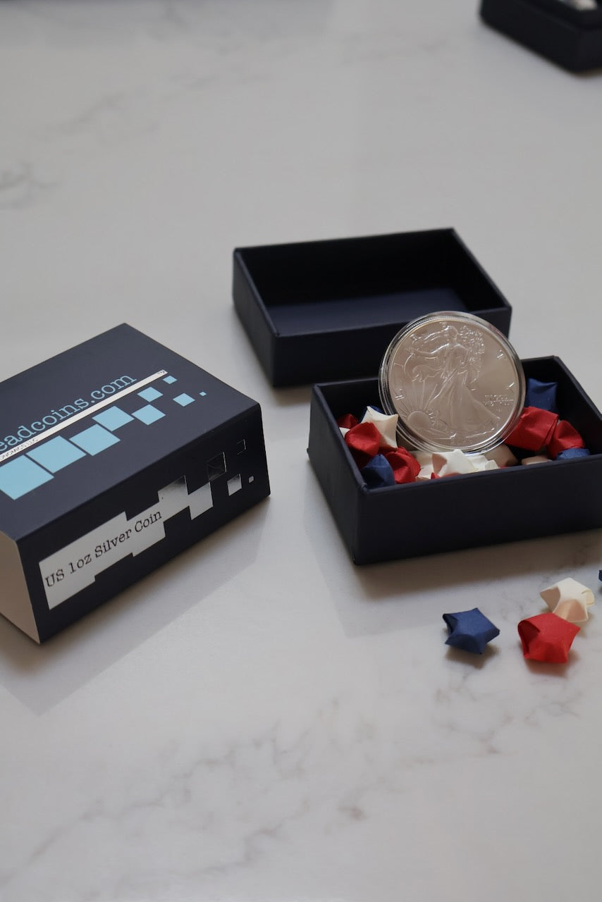 Silver & Stars Origami Star Box