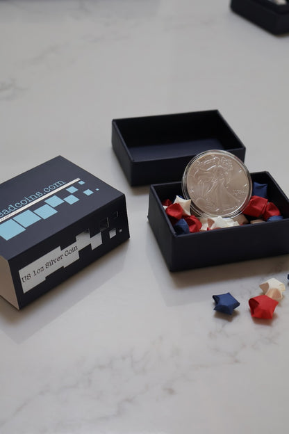 Silver & Stars Origami Star Box