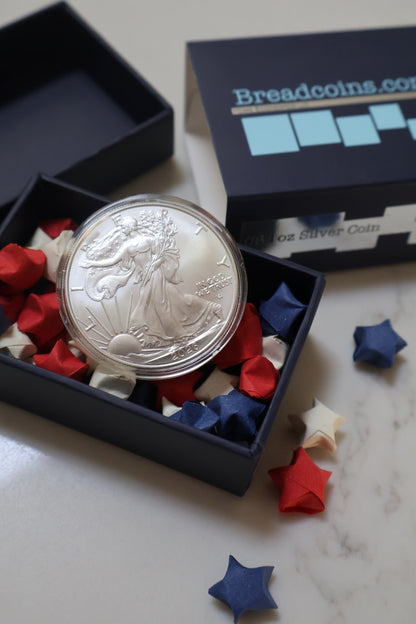 Silver & Stars Origami Star Box