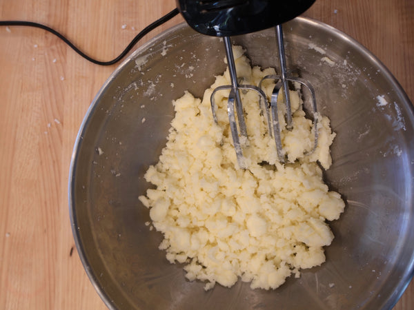 Cream the butter and sugar