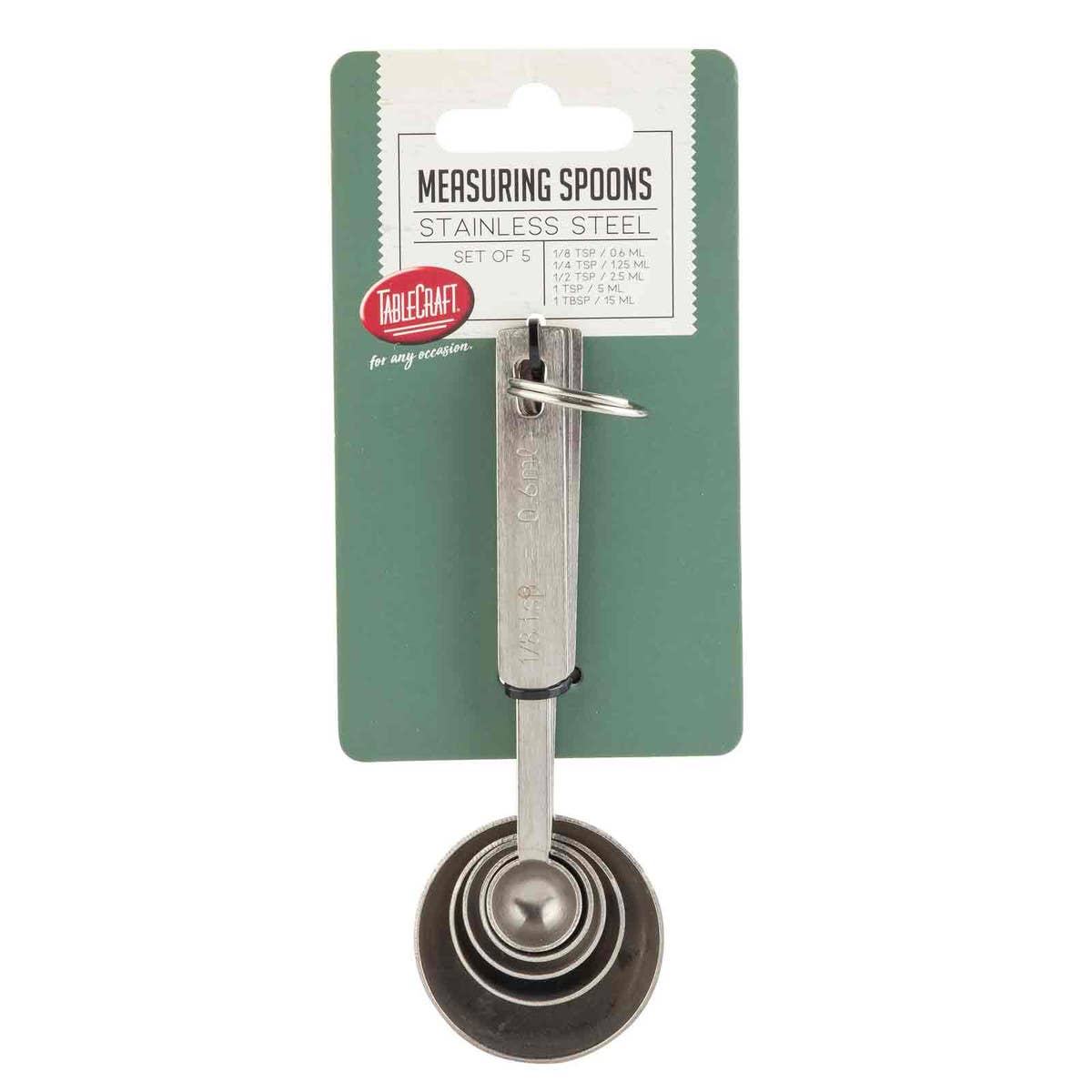 5-Pc Measuring Spoon Set | Round