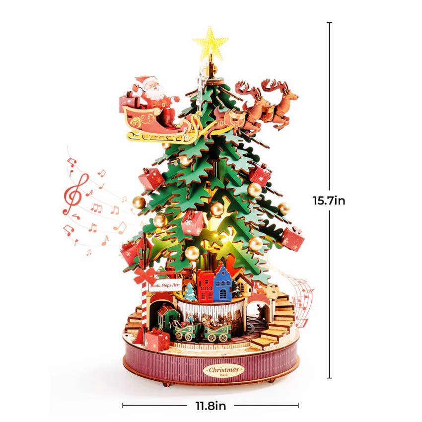 Christmas Melody Tree Rolife  Music Dreamer DIY Wooden