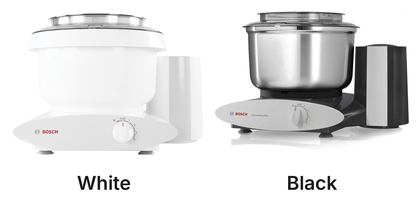 Bosch Universal Plus Mixer with Stainless Steel Bowl | Black & Silver or White