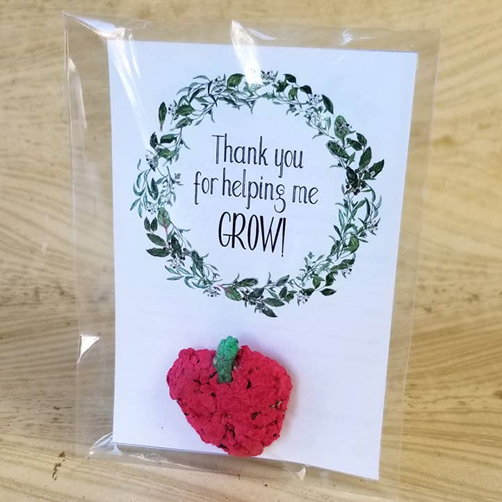 Apple for the Teacher Seed Bomb