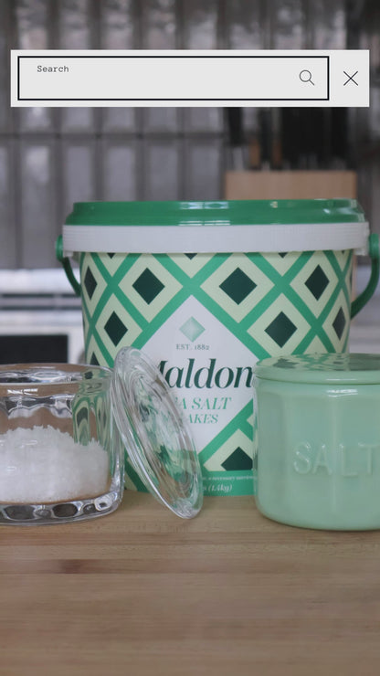 Glass Collection Salt Cellar With Lid